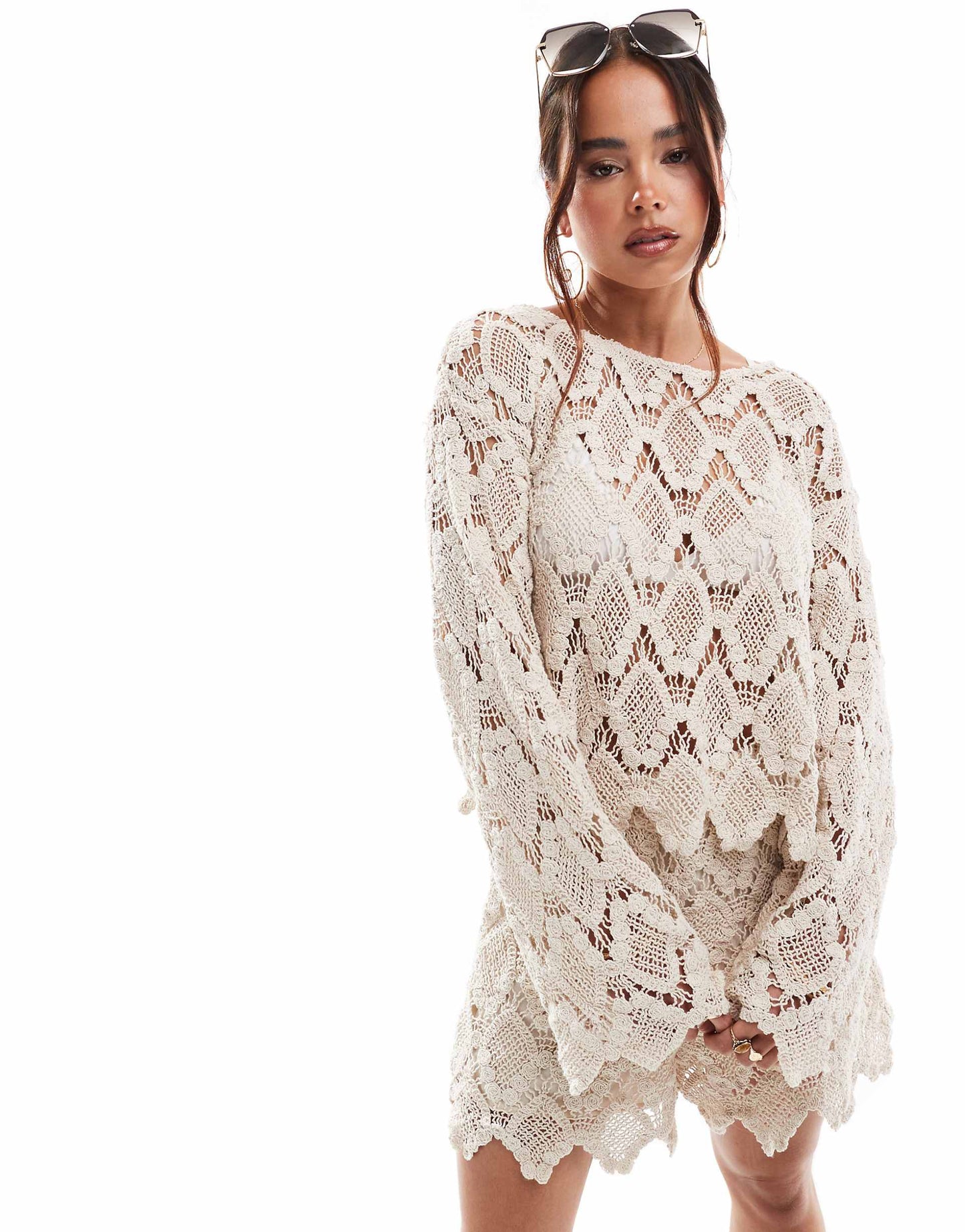 Festival Crochet Bell Sleeve Co-Ord