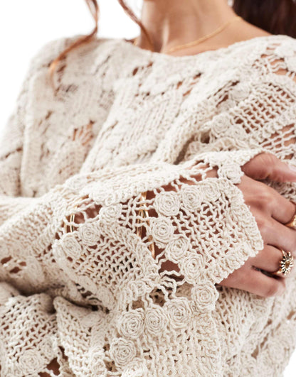 Festival Crochet Bell Sleeve Co-Ord