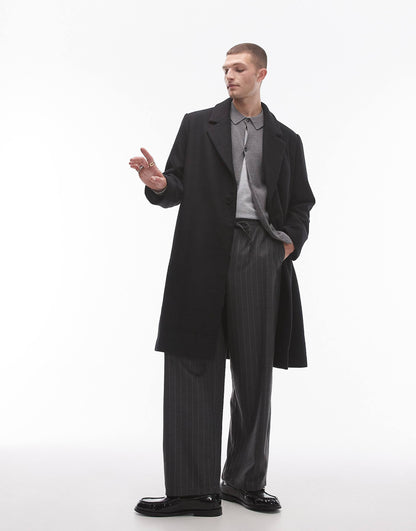Relaxed Single Breasted Overcoat