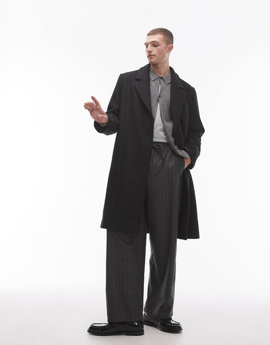 Relaxed Single Breasted Overcoat