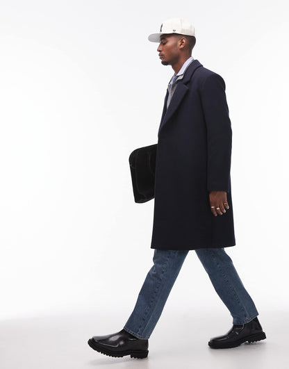 Relaxed Single Breasted Overcoat