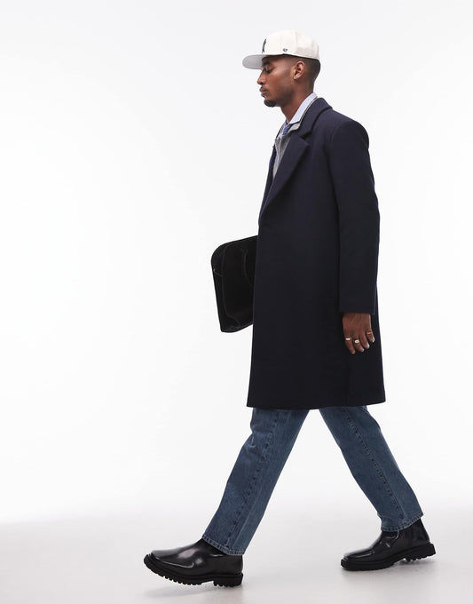 Relaxed Single Breasted Overcoat