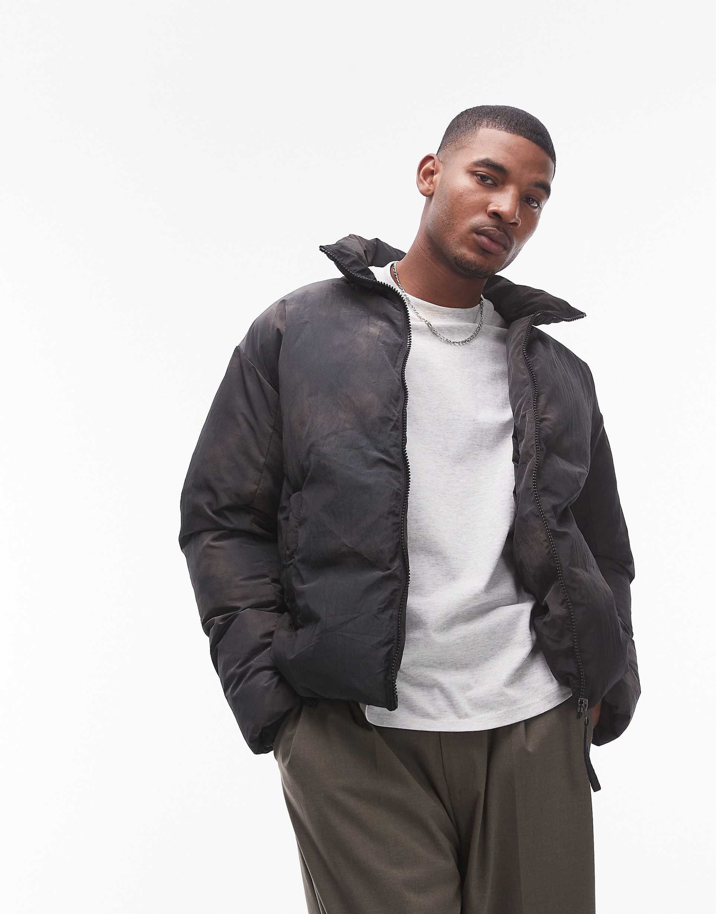 Sprayed Puffer Jacket