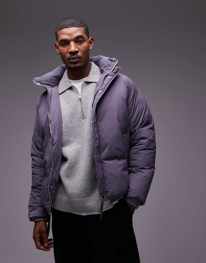 Collared Puffer Jacket