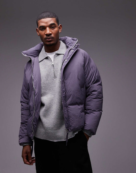 Collared Puffer Jacket