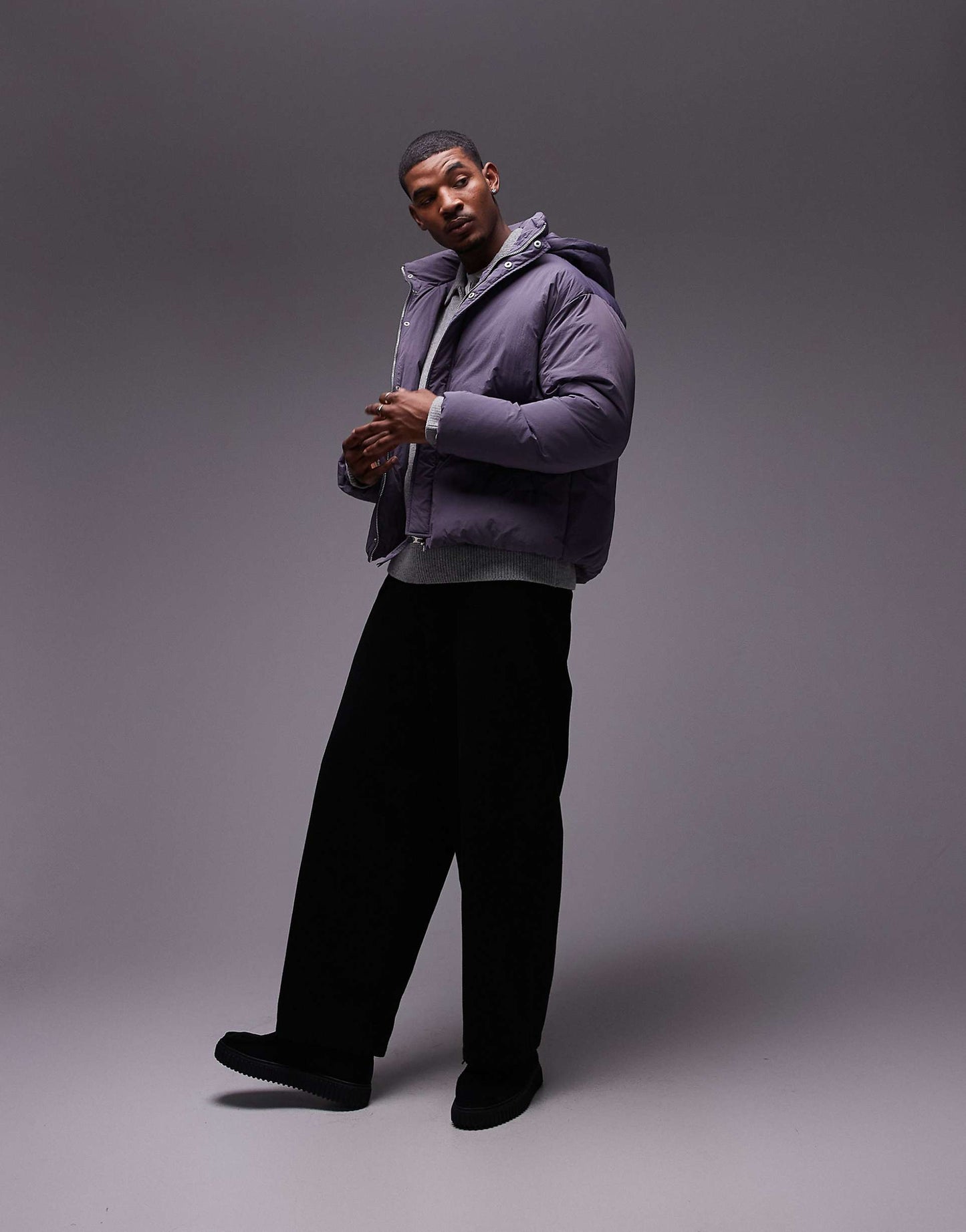 Collared Puffer Jacket