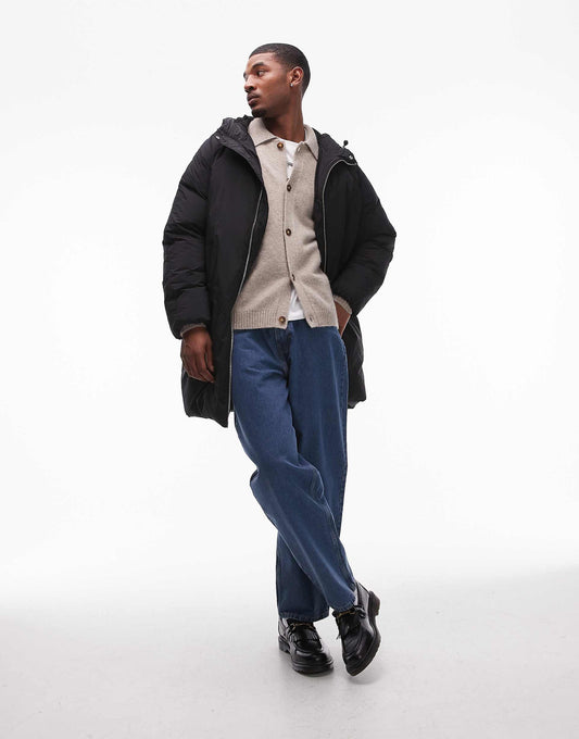 Longline Puffer Jacket