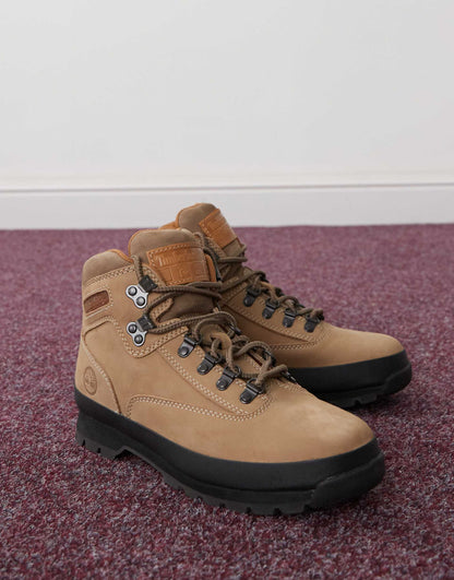 Euro Hiker Mid Lace Up Boot Medium Beige Nubuck