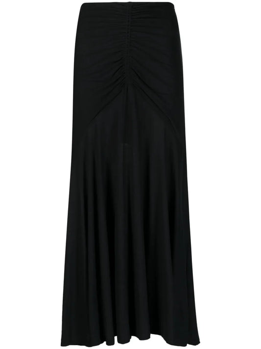 Nadira Ruched Maxi Skirt