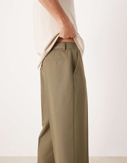 Smart Straight Leg Cropped Trousers