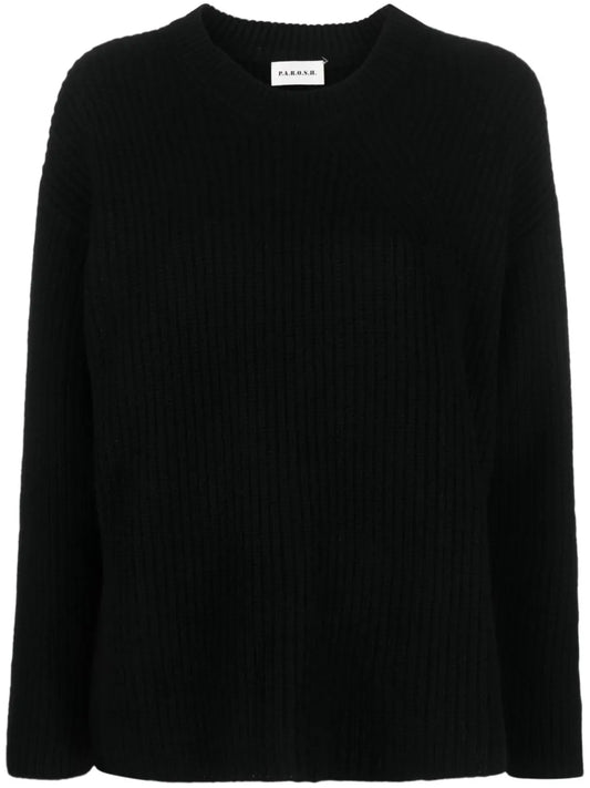 Ribbed-Knit Cashmere Jumper