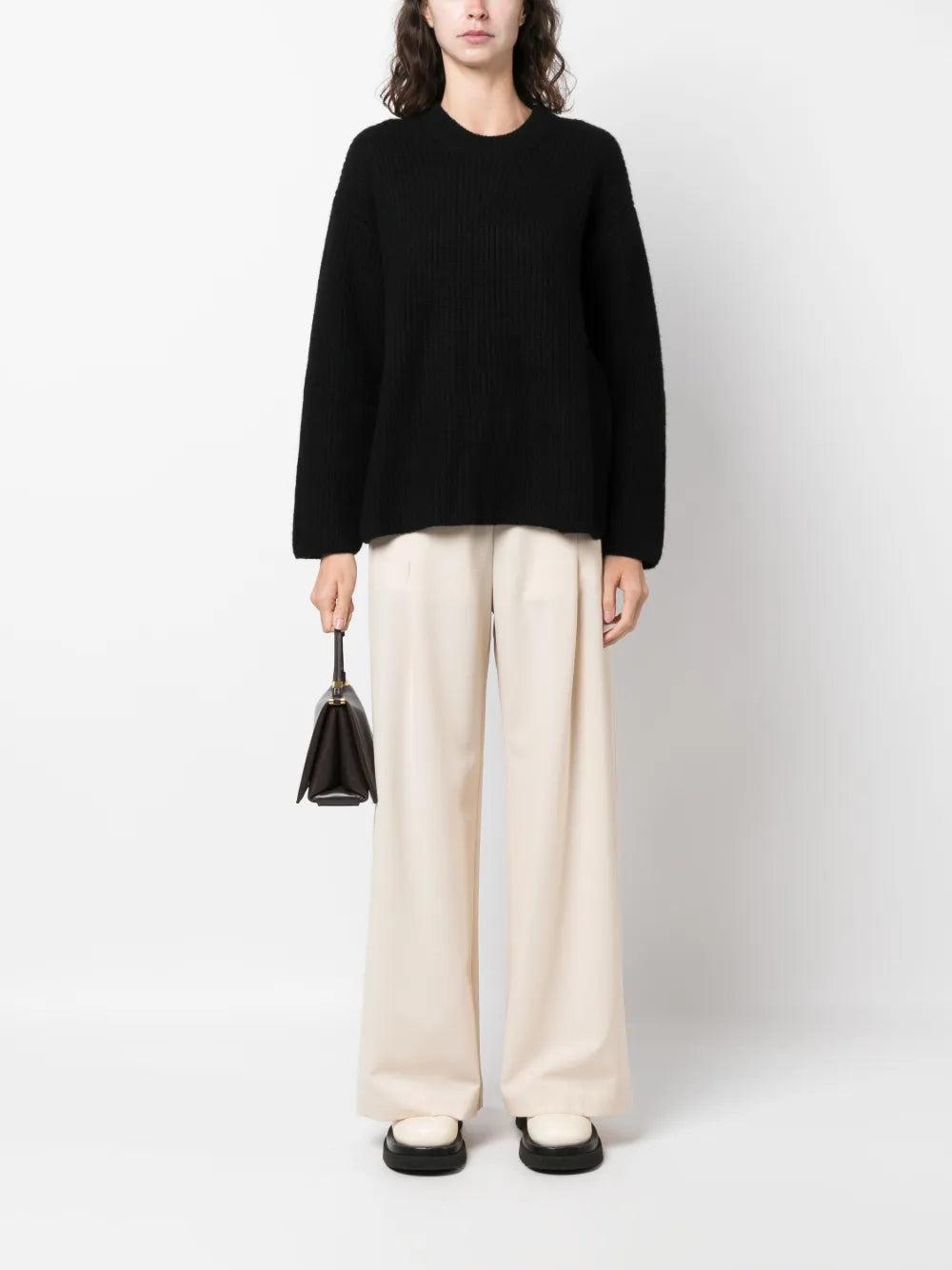 Ribbed-Knit Cashmere Jumper