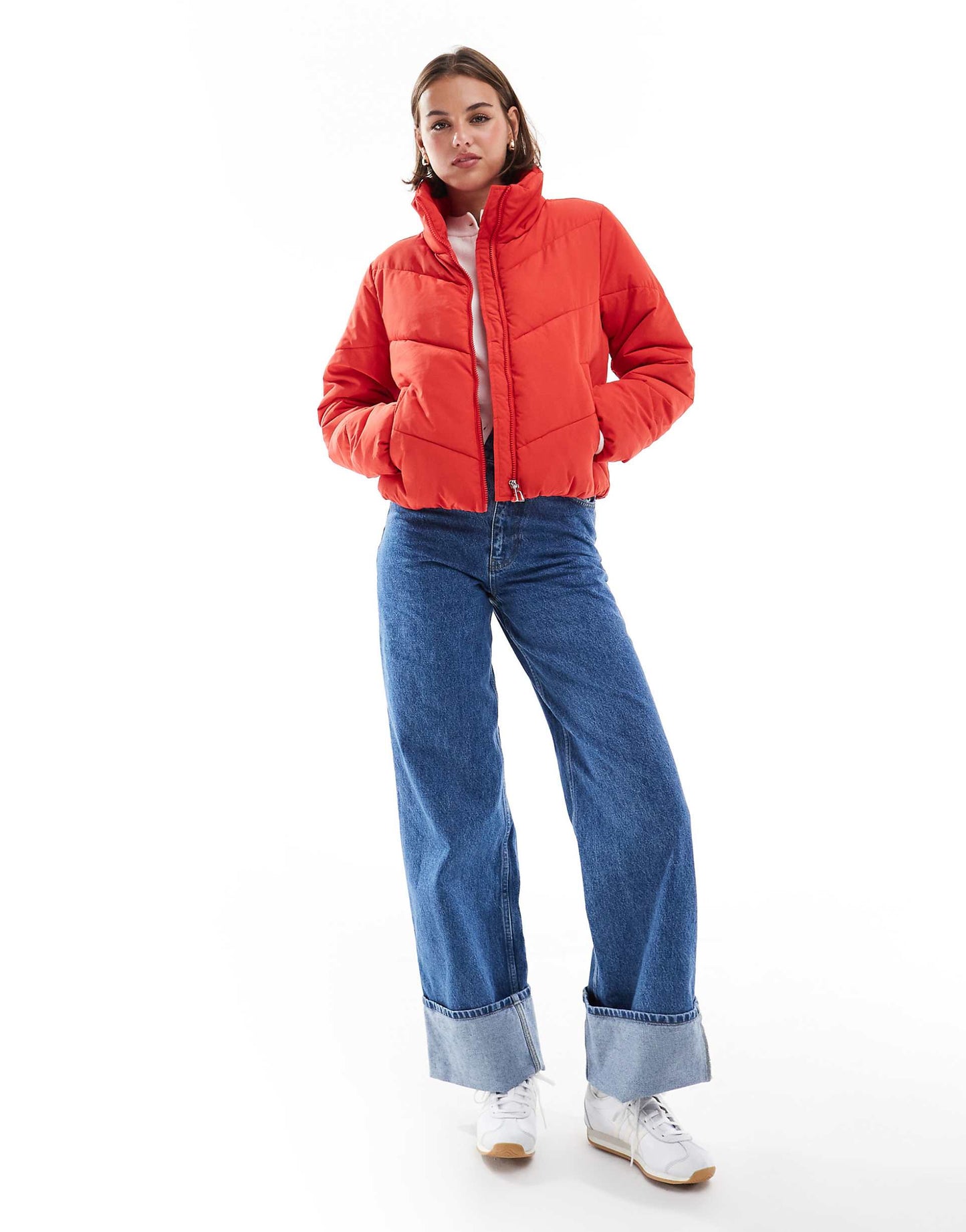 Funnel Neck Puffer Jacket