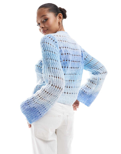 Round Neck Ombre Jumper