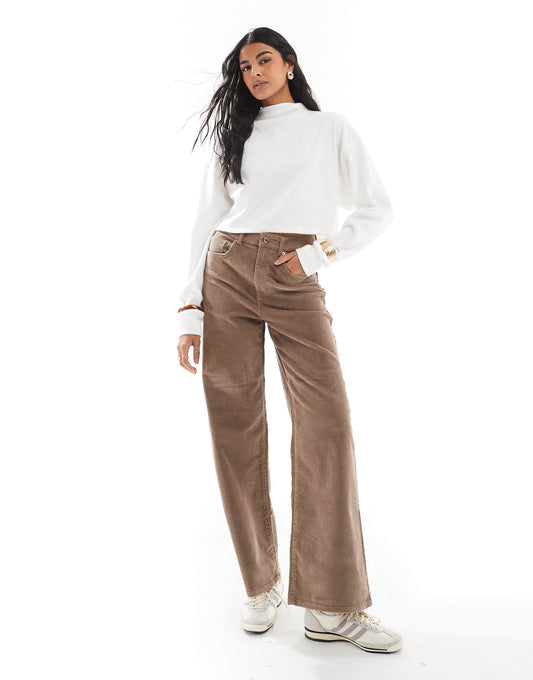 Hope High Waist Wide Leg Cord Trousers