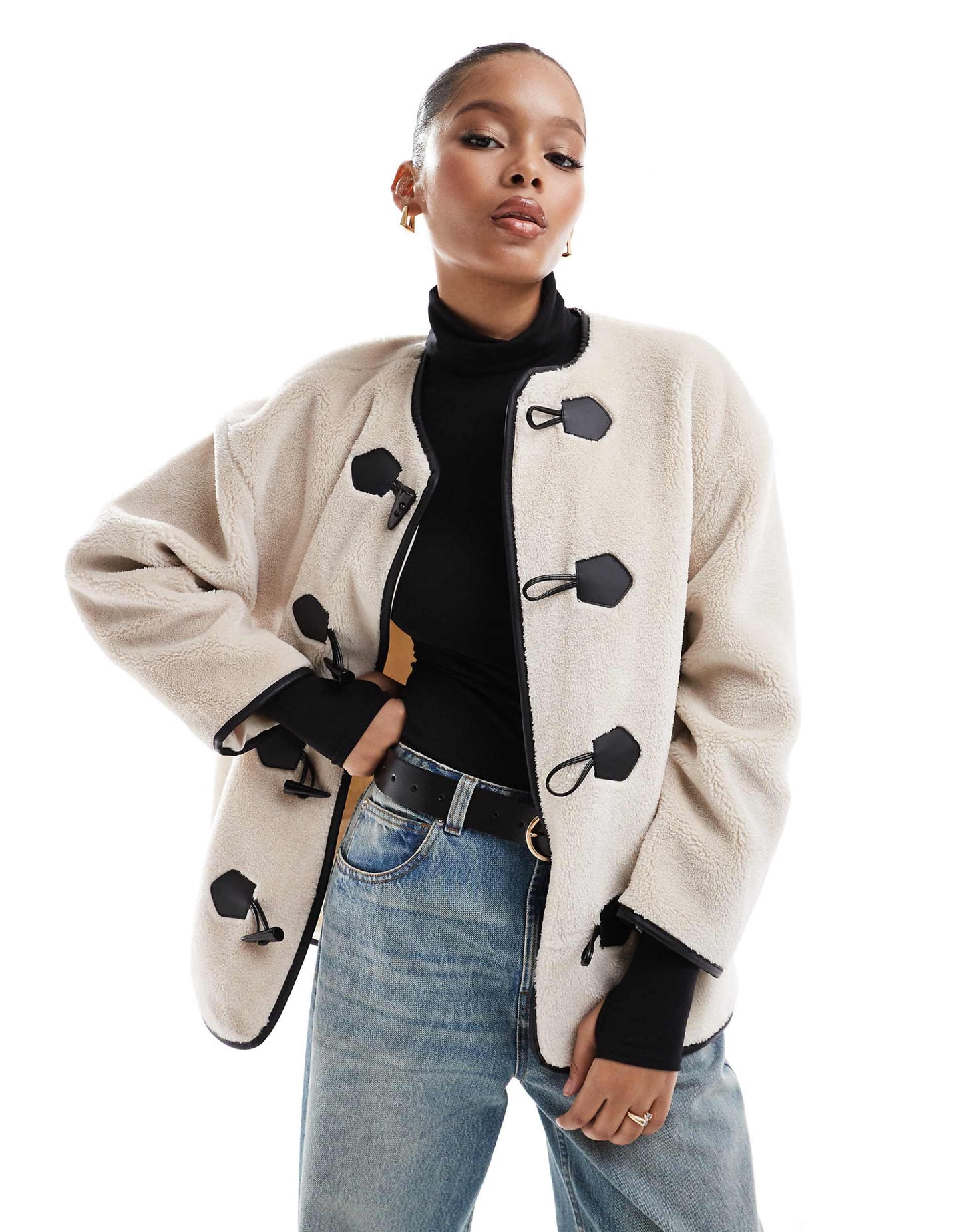 Faux Fur Duffle Coat