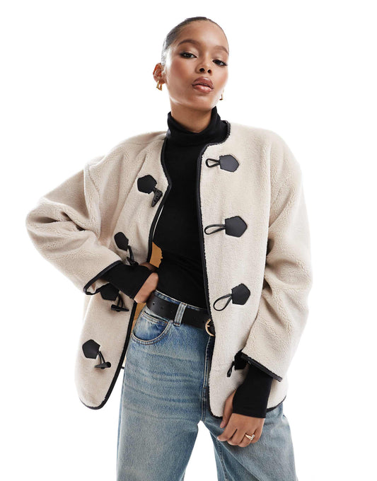 Faux Fur Duffle Coat