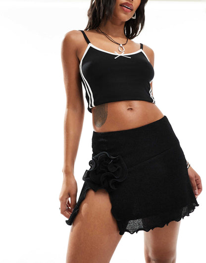 Flower Mini Skirt
