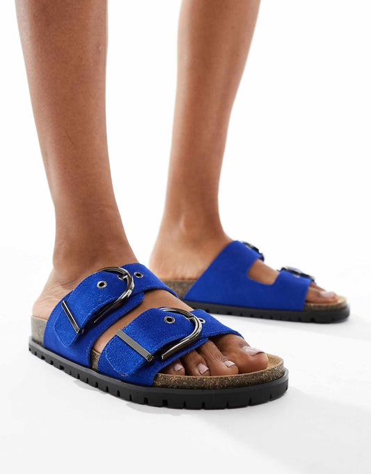 Two Strap Buckle Sandal