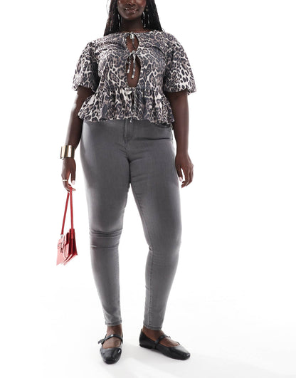 Curve High Waist Skinny Jeans