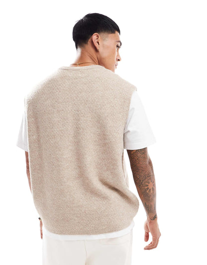 Relaxed Knitted Cable Tank