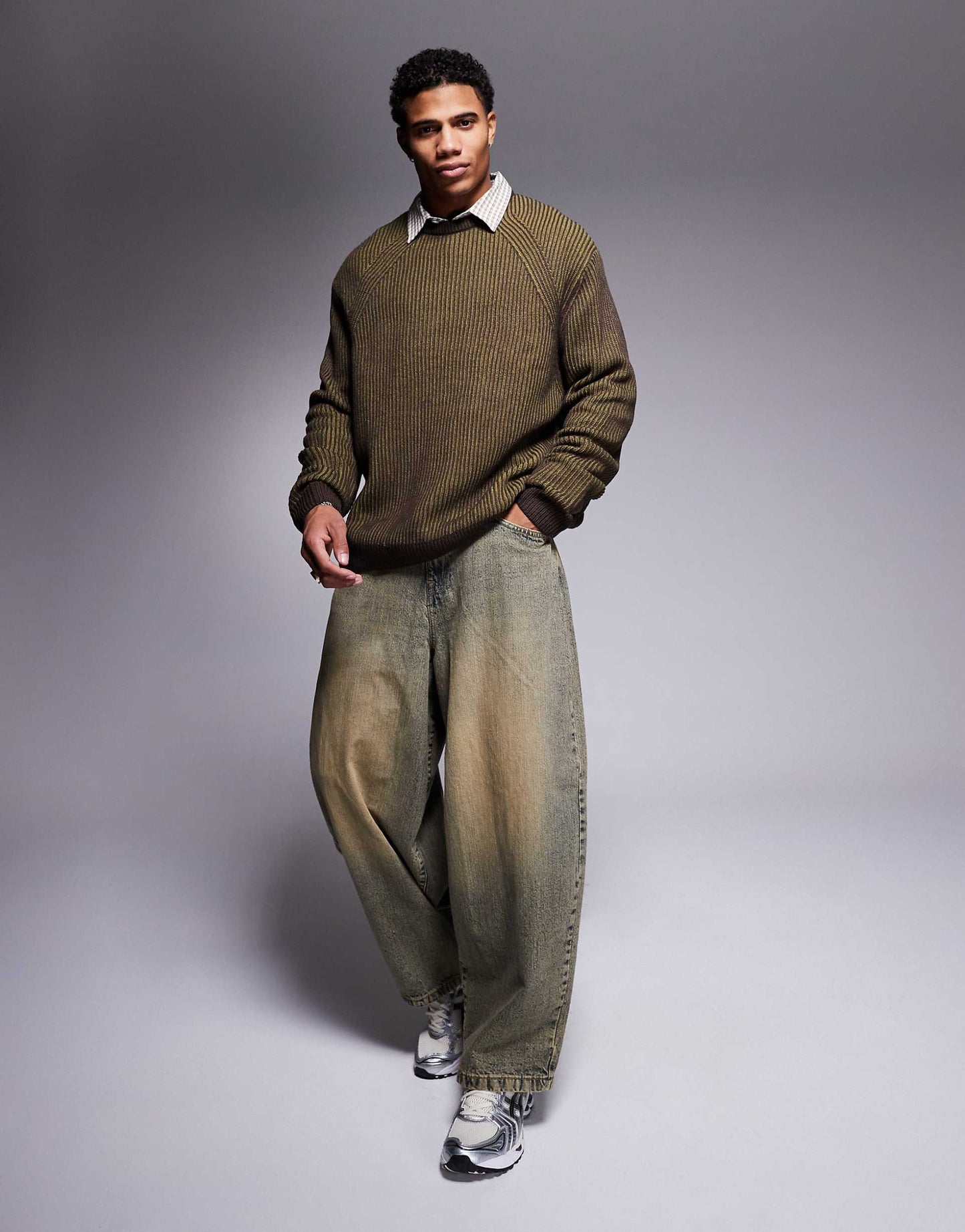 Relaxed Knitted Jumper