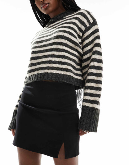 Mini Skirt With Split Detail