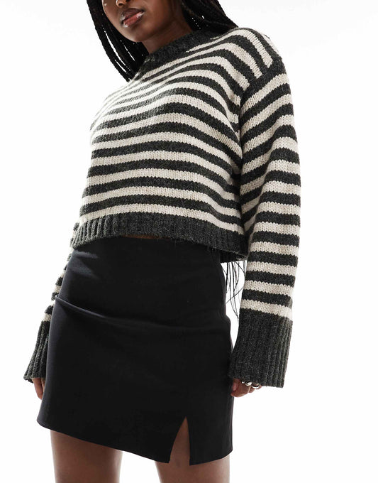 Mini Skirt With Split Detail