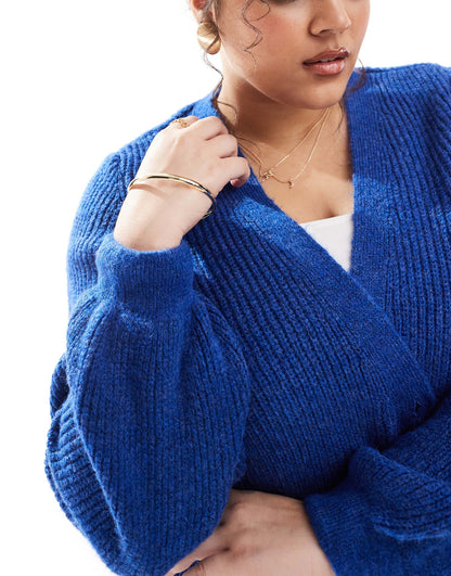 Curve Button Through Cardigan