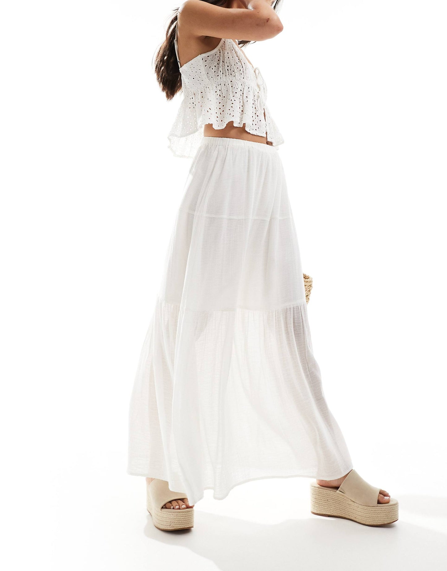 Str Maxi Skirt