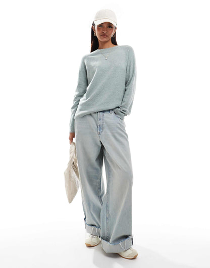 Crew Neck Knitted Jumper