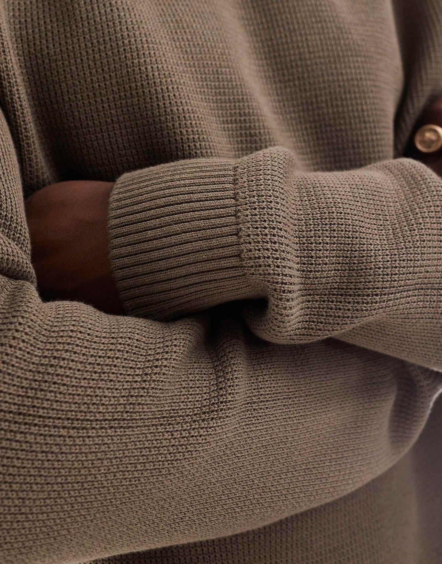 Knitted Crew Neck Jumper