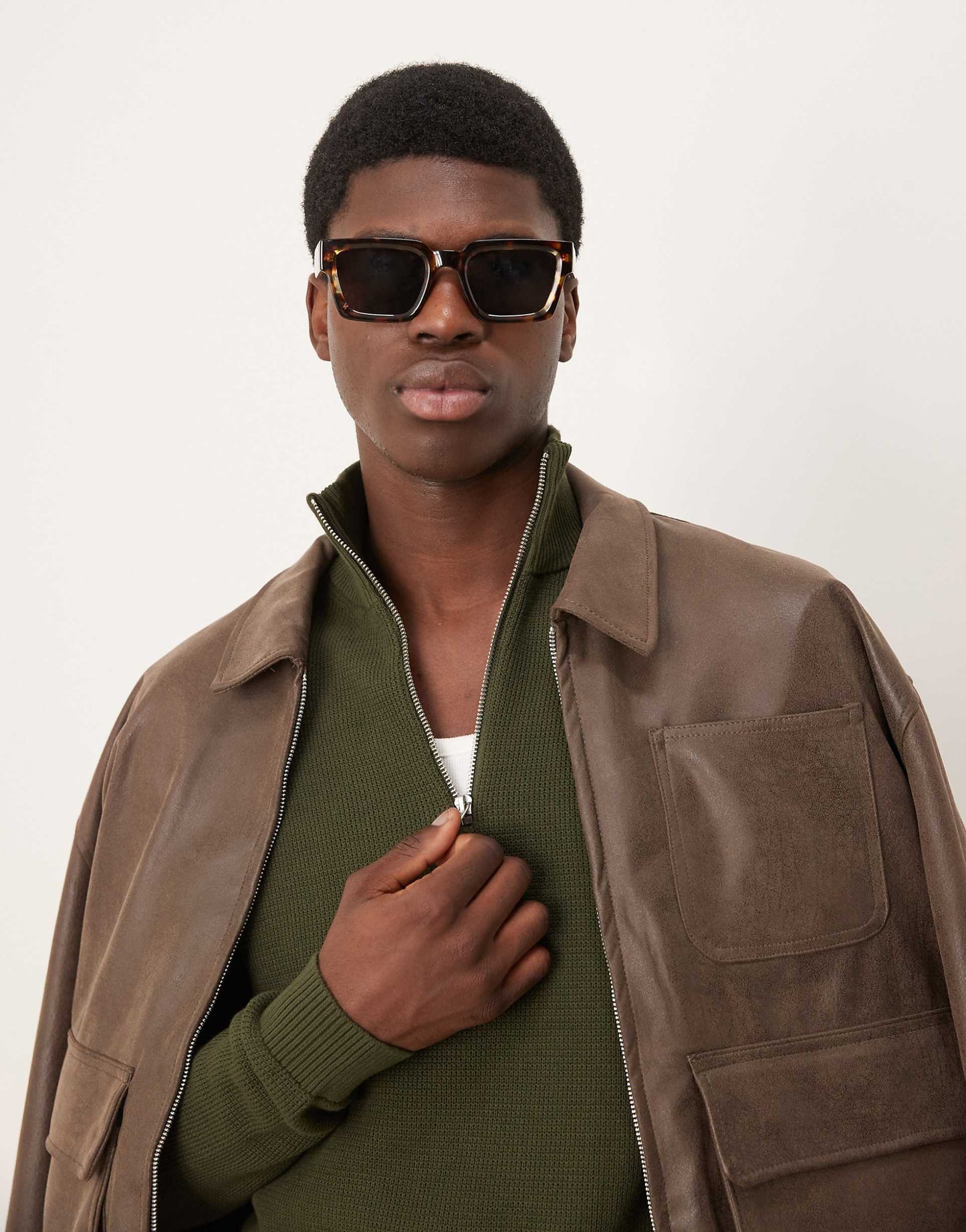 Knitted Half Zip Jumper