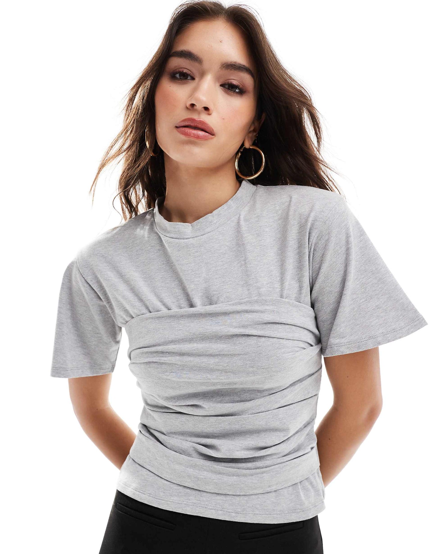 Fitted T-Shirt With Waistband Detail