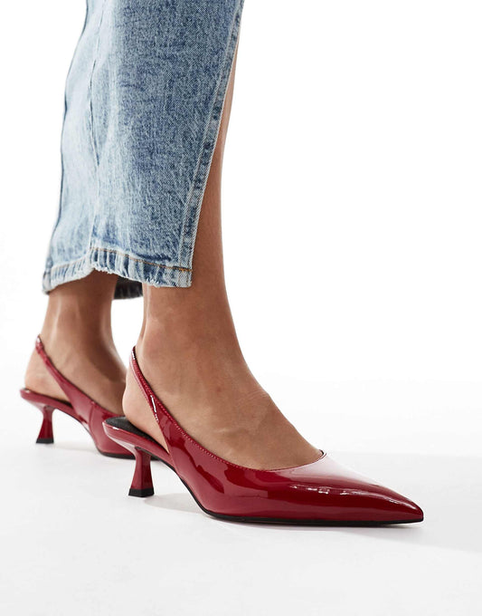 Stroll Slingback Mid Heeled Shoes