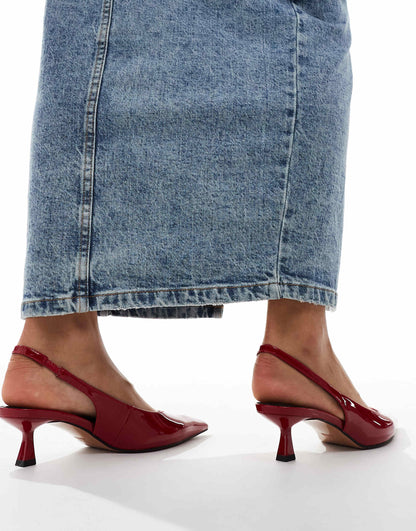 Stroll Slingback Mid Heeled Shoes