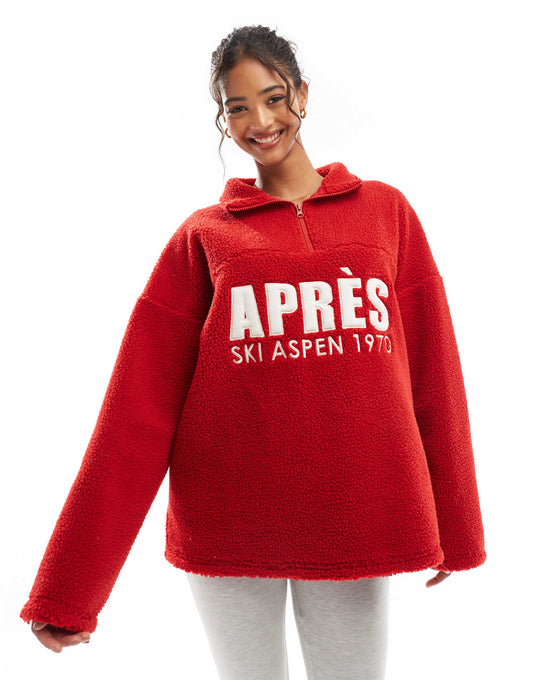 Apres Ski Borg Graphic Sweatshirt