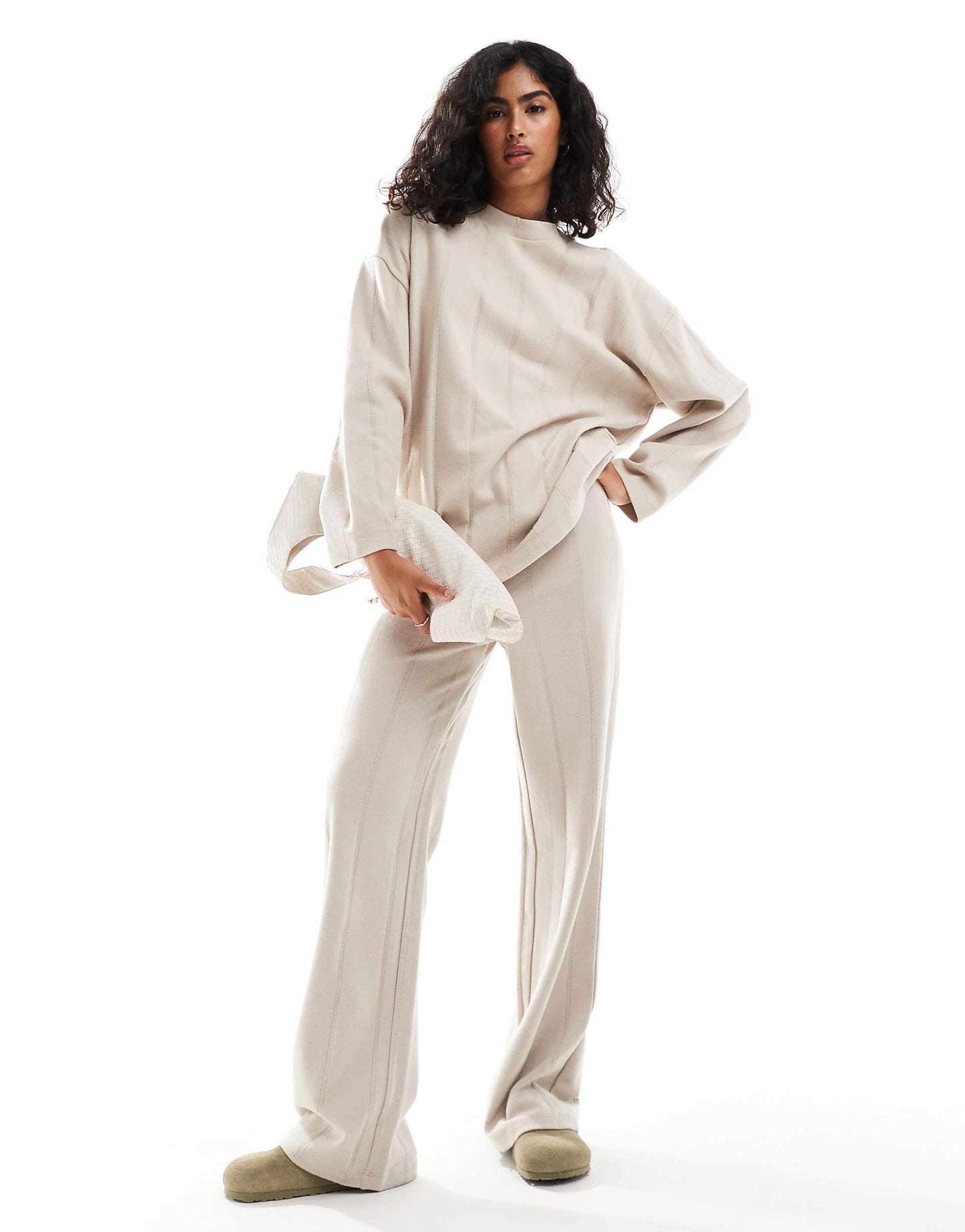 Supersoft Wide Rib Co-Ord Jumper