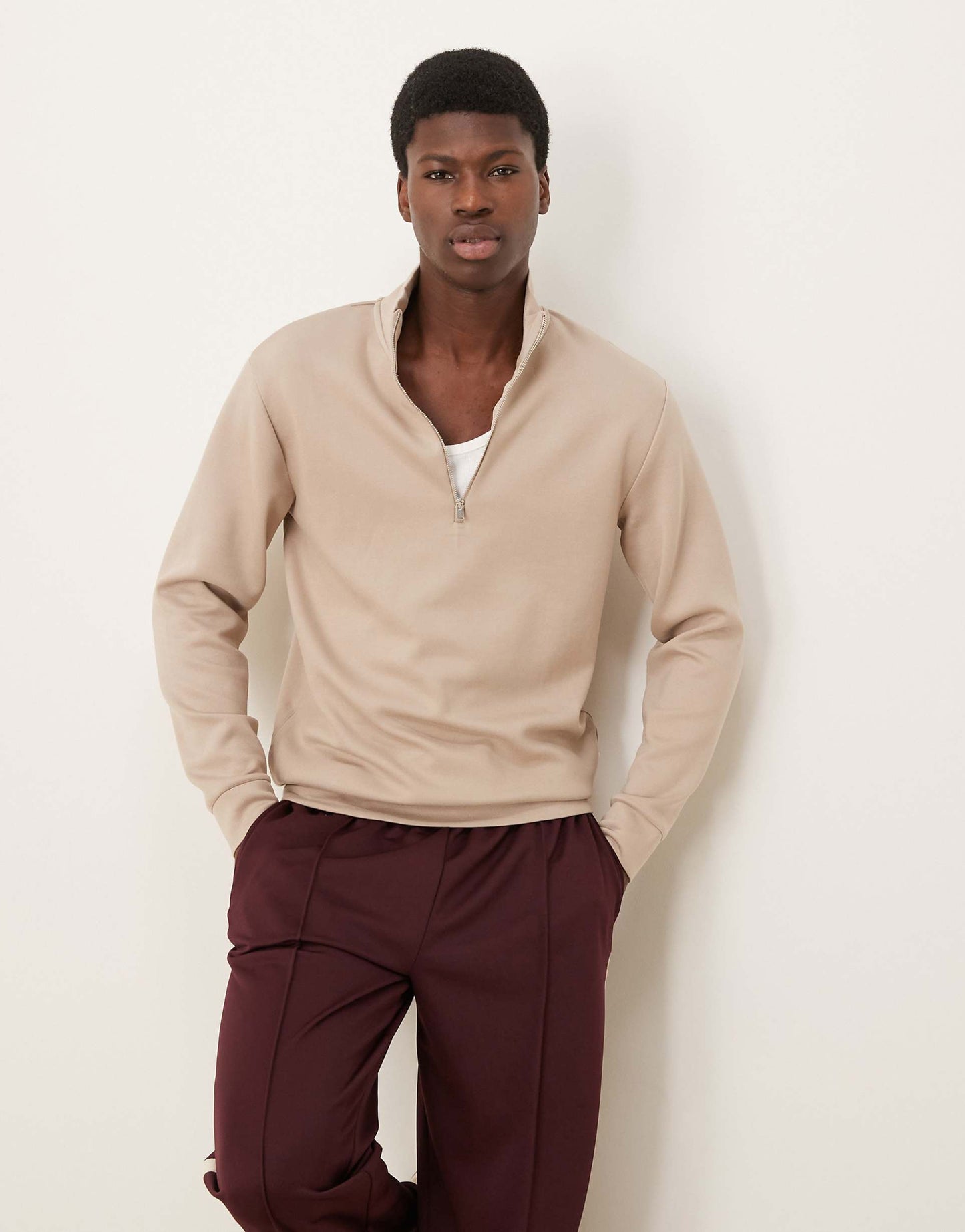 Half Zip Sweatshirt