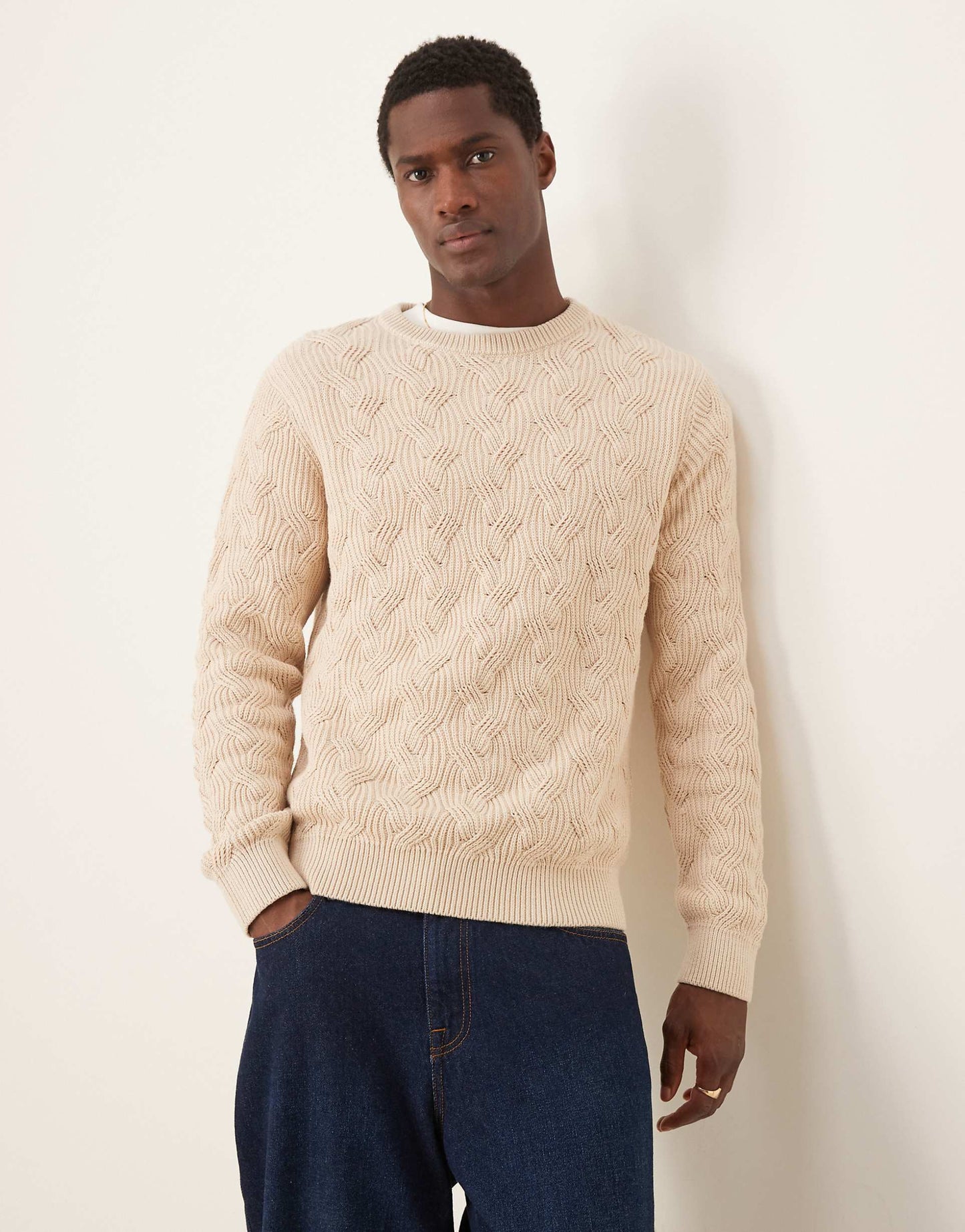 Crew Heavy Structure Knit Jumper