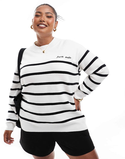 Plus Exclusive Crew Neck Jumper