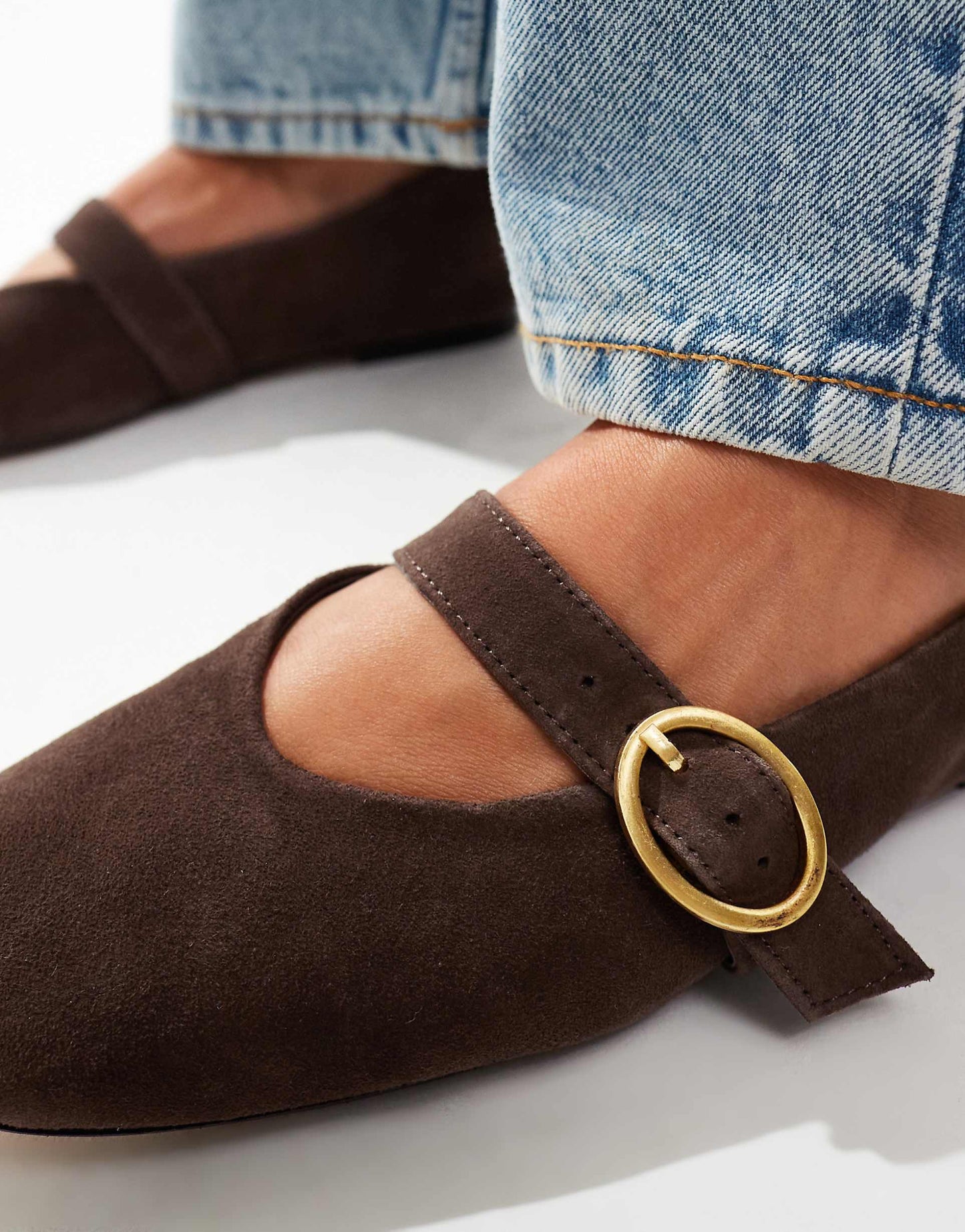 Luxe Premium Leather Mary Jane Ballet