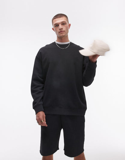Washed Oversized Sweatshirt