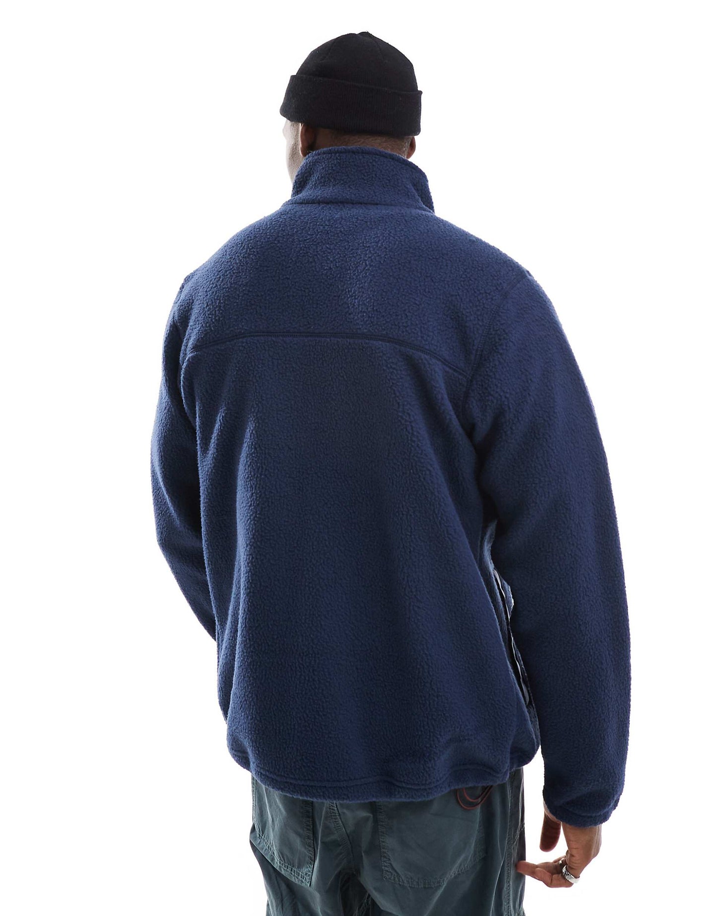Colourblock Pebbled Full Zip Fleece