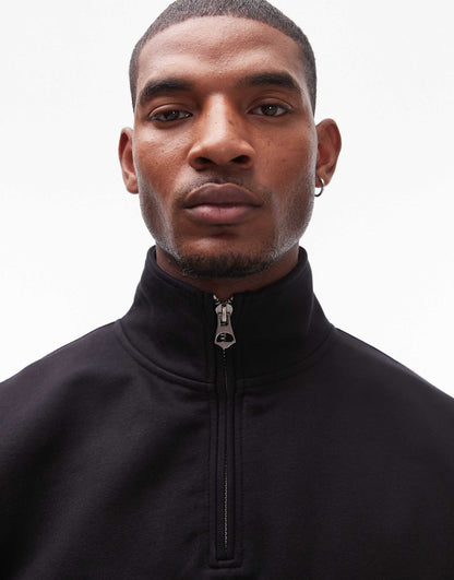 Premium Heavyweight Oversized 1/4 Zip Sweatshirt