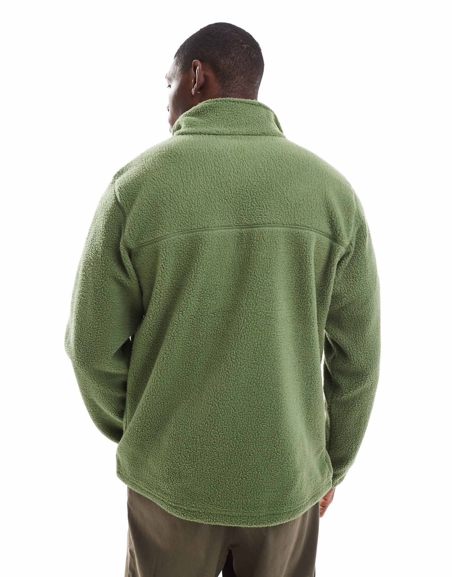 Colourblock Pebbled Full Zip Fleece