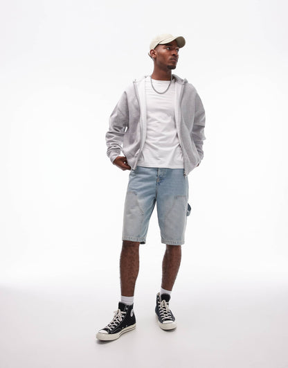 Premium Heavyweight Oversized Full Zip Hoodie