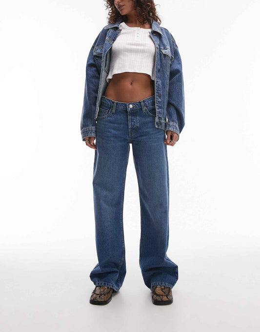 Ember Low Rise Wide Leg Jean