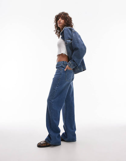 Ember Low Rise Wide Leg Jean