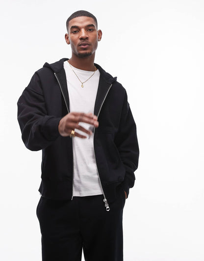Premium Heavyweight Oversized Full Zip Hoodie
